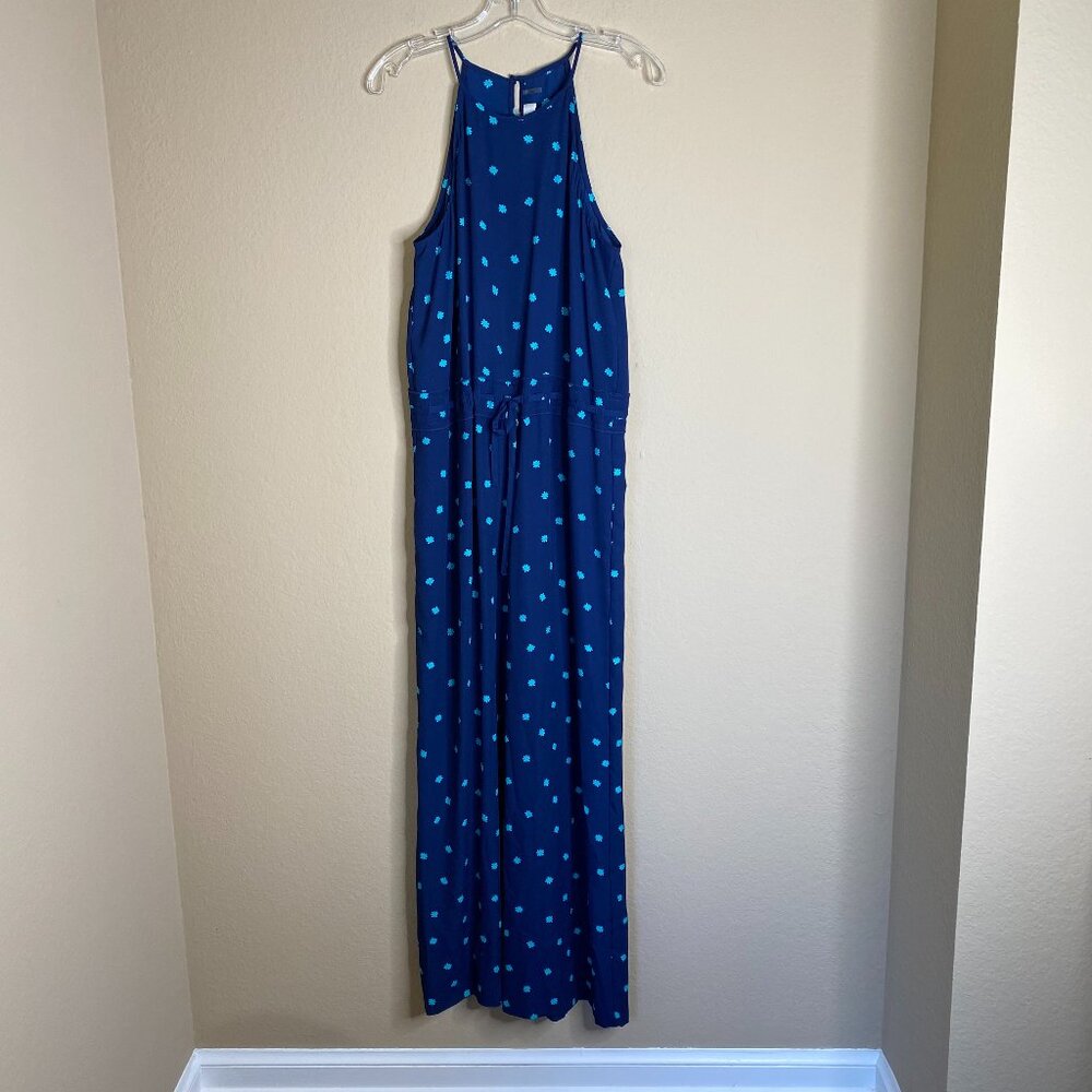 dvf diane von furstenberg print sleeveless jumpsuit